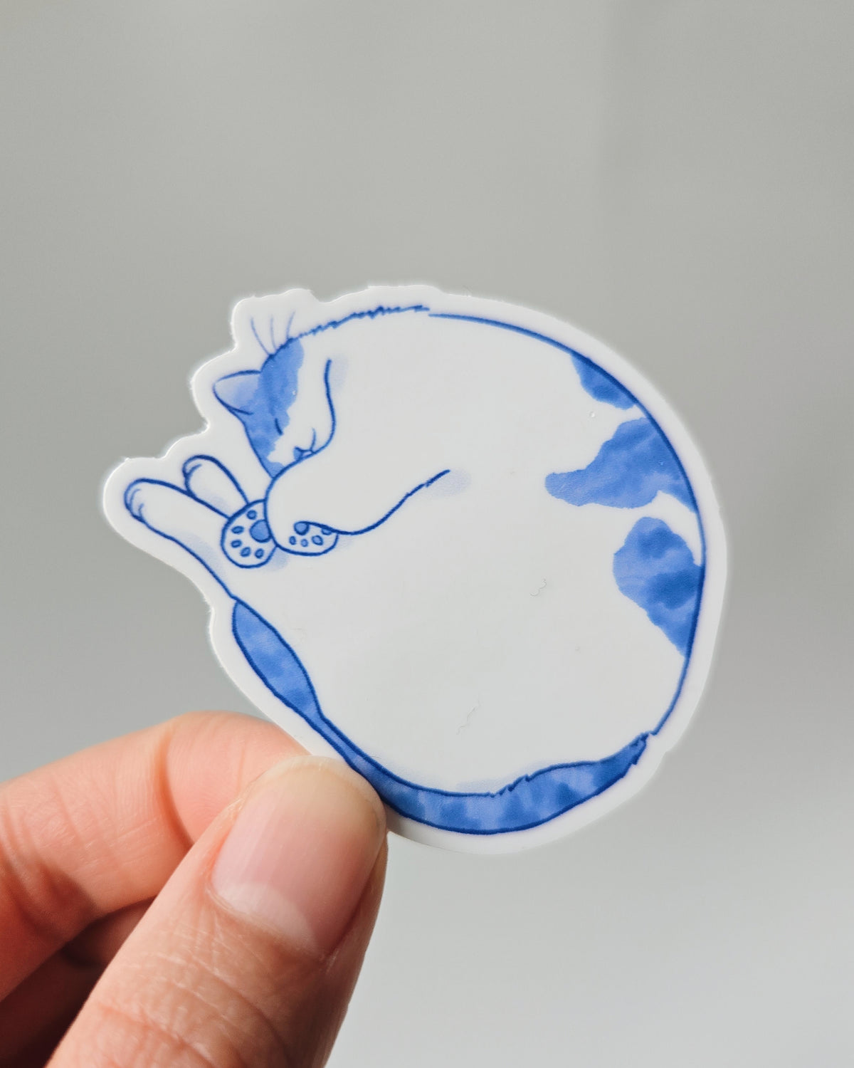 Sleeping Cat Sticker