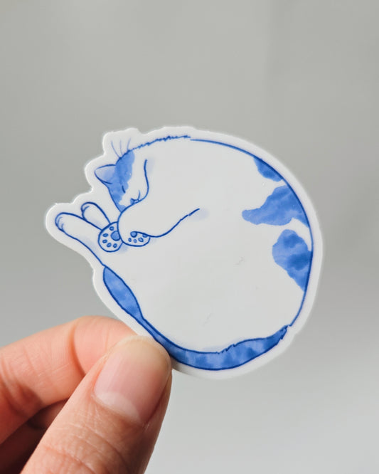 Sleeping Cat Sticker